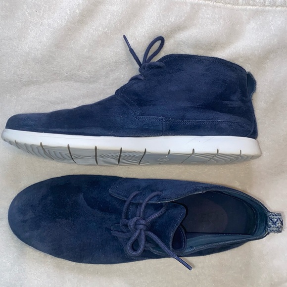 Other - Ugg Freamon navy suede chukka lace up sneaker boot Sz 12